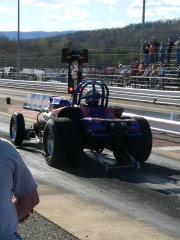 Altered Drag Car Launching